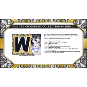 2025 Topps Transcendent Collection Baseball Hobby Case